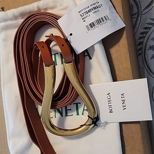 Bottega Veneta French Leather belt Medium